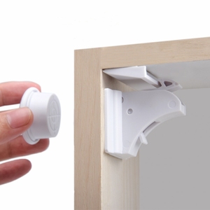 Nuova Protezione <span class=keywords><strong>Invisibile</strong></span> Anti-Pizzicamento per Bambini, Chiusura Magnetica per Cassetti e Armadietti - Product Image 2