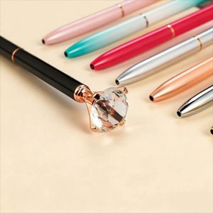 Hot-Selling Custom Sports Ballpoint <b>Pen</b> Diamond-Studded <b>Multi</b>-<b>Color</b> Metal Logo Slim Signature for Corporate Advertising - Product Image 2