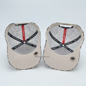 OEM Herren 5-Panel Lasergeschnittene Perforierte Gorras Wasserdichte Sport-Baseballkappe Golfmütze mit Gummi-Patch-Logo Schnell Trocknende Golfhüte - Product Image 3