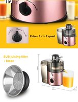 Keukenapparatuur Multifunctioneel Fruit Hoge Snelheid Centrifugale Juicer Blender