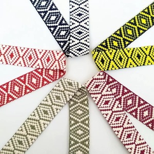 1.5inch 2inch kim cương mô hình <span class=keywords><strong>Jacquard</strong></span> Webbing <span class=keywords><strong>Jacquard</strong></span> vải thổ cẩm <span class=keywords><strong>Jacquard</strong></span> vải - Product Image 5