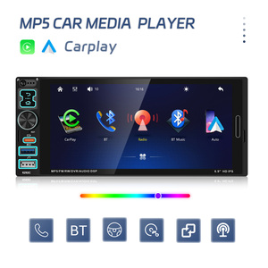 Reproductor MP5 para Auto Podofo Universal 1 DIN de 6.9 Pulgadas, Carplay con Cable, Android Auto, Radio para Auto, Control Remoto EQ, Estéreo para Auto, OEM/ODM de Fábrica - Product Image 2