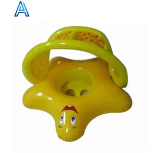 Factory customize star shape PVC inflatable baby boat for water fun cheap air blow up float car toy