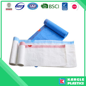 ถุงขยะแบบม้วนชนิดมีเชือกผูก ขนาด 13 แกลลอน ผลิตตามสั่งจากโรงงาน วัสดุ PE/HDPE/LDPE - ถุงขยะพลาสติกสำหรับใช้ในครัวเรือน - Product Image 3