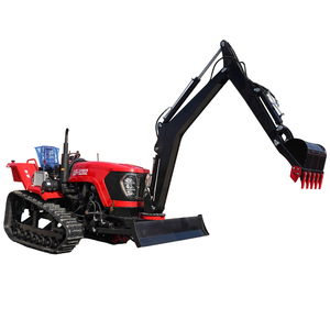 Agricultural Crawler Tractors Mini Crawler Garden Tractor Excavator Crawler Tractor for Orchard Rotary Tiller <b>Cultivator</b> - Product Image 2