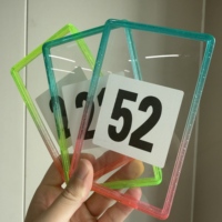 Plaque de protection arrière en TPU pailleté à dégradé de couleurs NL avec plaque acrylique transparente pour cartes BGS