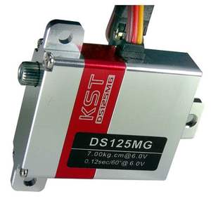 Original KST 28g/7kg/0.12 Sec Digital Servo DC 4.5V-6V Metal Gear for Glider Wing DS125MG <b>RC</b> <b>Airplane</b> - Product Image 1