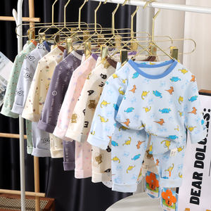 All'ingrosso di set pigiama per bambini, cotone, vestiti per la casa per bambini (sia ragazzi che ragazze), vestiti autunnali e pantaloni autunnali - Product Image 1