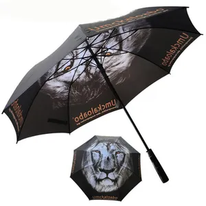Baskı reklam iş promosyon reklam özel baskı özel Logo baskı araba Golf şemsiyesi yağmur için