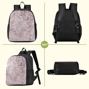 Leopard Print Customs logo Design <b>Cheap</b> Competitive Price Fashion Simple Style Large Size Zipper Unisex Backpack - Product Image 6