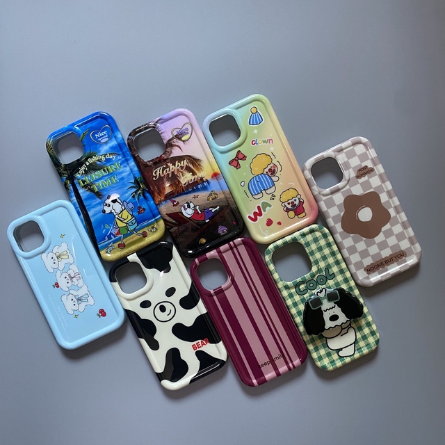 1000 Different Kinds Factory Outlet Cases for iPhone  Wholesale White Colorful Furry Leather Anti-scratch iPhone Cover