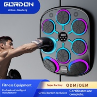 GAODENG GD-MBT-15 Machine de boxe musicale intelligente à 8 cibles avec capteur de frappe en polyuréthane et écran LED mural pour entraînement à domicile