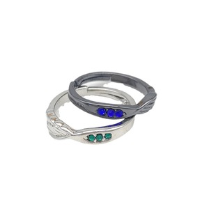 2 disegni attacco su Tian anelli da dito da donna lega <span class=keywords><strong>Anime</strong></span> Eren anelli all'ingrosso donna uomini anello nuziale per <span class=keywords><strong>coppia</strong></span> - Product Image 6