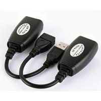 Magelei Vente Chaude Adaptateur USB2.0 Mâle Femelle vers RJ45 - Adaptateur d'Extension LAN USB2.0 vers RJ45 sur Câble Cat5/ Cat5e/ Cat6