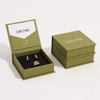 Logo personalizzato Cajas De Joyas gioielli in carta regalo scatola magnetica per gioielli sacchetto per imballaggio Online Busnies