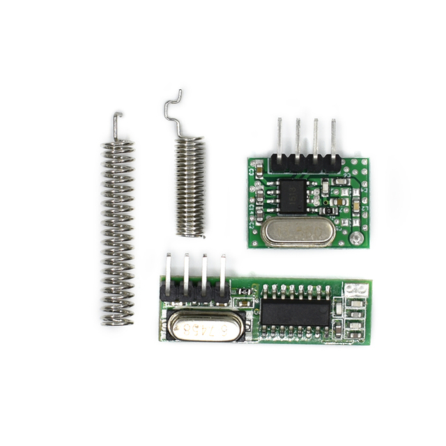 433 Mhz Superheterodyne RF Receiver and Transmitter Module 433Mhz Remote Controls Wireless Module Diy Kits