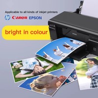 Papier photo brillant A4 enduit de résine 260g pour impression jet d'encre, formats A3, 5R, 4R, 3R, emballage sécurisé