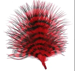 Wholesale Fluffy Fly tying Materials Loose Stenciled Turkey Marabou Feathers