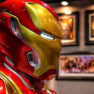 Busto <span class=keywords><strong>de</strong></span> superhéroe <span class=keywords><strong>de</strong></span> la serie <span class=keywords><strong>Marvel</strong></span> Iron Man, busto <span class=keywords><strong>de</strong></span> tamaño real, escala <span class=keywords><strong>Marvel</strong></span> 1/1, Iron Man Mark 50, busto, escultura artesanal <span class=keywords><strong>de</strong></span> resina - Product Image 3