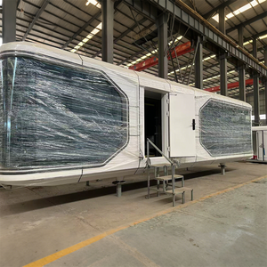 Fournisseur en or de la Chine Oem Maison en acier préfabriquée bon marché Maison moderne préfabriquée Space Capsule House Maison mobile modulaire - Product Image 5