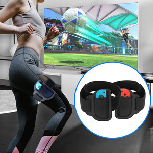 Bande de sangle de sport de jambe élastique réglable pour NS <span class=keywords><strong>Switch</strong></span> Sport Accessoires <span class=keywords><strong>Ring</strong></span> <span class=keywords><strong>Fit</strong></span> <span class=keywords><strong>Adventure</strong></span> Game - Product Image 2