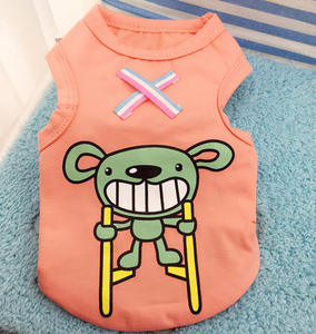 Pakaian hewan peliharaan musim panas kualitas baik Multi warna rompi anjing poliester berventilasi - Product Image 5