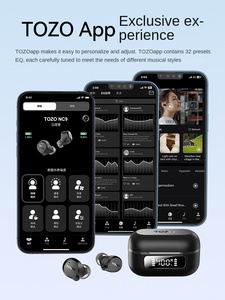 Écouteurs Intra-Auriculaires <span class=keywords><strong>TOZO</strong></span> NC9 à Réduction de Bruit Active pour Casque Audio Haute Qualité Sonore Batterie LED pour Téléphone - Product Image 5