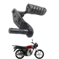 Ensemble repose-pieds avant d'origine authentique et support, levier de repose-pieds arrière et couvercle en caoutchouc pour moto Haojue XPRESS