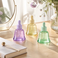 Botol Kaca Mini 30ml Harga Grosir, Dapat Disesuaikan, untuk Kemasan Serum Minyak Atsiri, Botol Kosmetik Perjalanan dengan Pipet