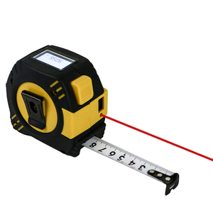 Télémètre laser multifonction 2 en 1 rechargeable 40 m avec ruban de mesure 5 m, écran LCD rétroéclairé - Product Image 4