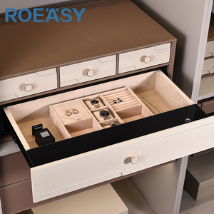 Roeasy ẩn dấu vân tay ngăn kéo an toàn lõm thiết kế nhỏ gọn cho nhà/văn phòng sử dụng khách sạn tủ quần áo an toàn hộp nhúng cài đặt - Product Image 1