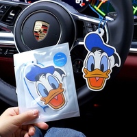 Diffuseur de parfum pour voiture en papier suspendu, design personnalisé