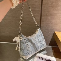 Sac à bandoulière de luxe léger pour femme, nouvelle collection haut de gamme, avec chaîne et fermeture éclair, petit format polyvalent