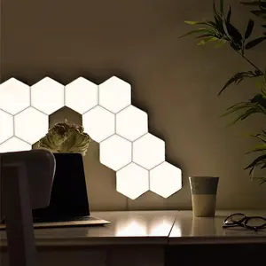 Removable Wall Lamp Quantum Modular Touch Hexagon White Led Night Light