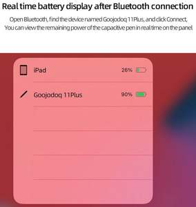Stylet actif neuf en gros pour Pro Titl, recharge de type <span class=keywords><strong>C</strong></span>, affichage de <span class=keywords><strong>la</strong></span> batterie en temps réel, rejet de <span class=keywords><strong>la</strong></span> paume, fabriqué par <span class=keywords><strong>moi</strong></span> - Product Image 6
