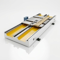 Base de lit de tour en fonte usinée CNC de précision avec traitement thermique de décompression, usinage par électroérosion à fil et brochage, fabrication sur mesure en fonderie