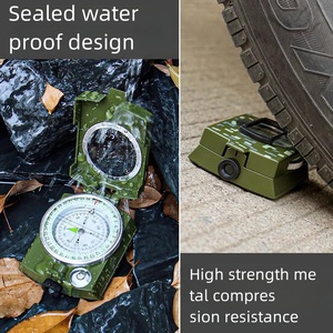 La Bàn la bàn dạ quang cắm trại chuyên nghiệp đa chức năng chính xác cao ngoài trời phong cách Mỹ - Product Image 2