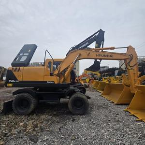 Hyundai 150 W รถขุดขนาดกลางแบบล้อ150WVS มือสอง Hyundai 150 <span class=keywords><strong>wvs</strong></span> แบบเกาหลีดั้งเดิมมีสินค้าในสต็อก - Product Image 3