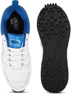 Blue <b>White</b> Sports Shoes Lightweight Breathable <b>Cricket</b> Running Sports Shoes Comfortable Non Slip Daily Training Shoes - Product Image 2