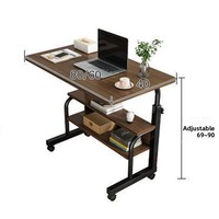 Fourniture Fabricant Table de Chevet en Bois Massif Moderne Simple Bureau d'Étude Pliable Petit Bureau d'Ordinateur Portable à Domicile Portable et Mobile