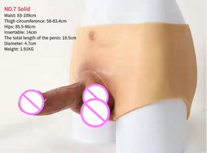 Лидер продаж, женские трусики 5,5 дюйма с пенисом, женские трусики для мастурбации, носимые реалистичные трусики из натурального силикона для фаллоимитатора, нижнее белье - Product Image 2