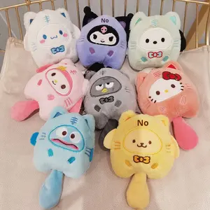 Vente en gros de poupées en coton PP miniatures mignonnes Kuro-Mi Saniro Myl0dy <span class=keywords><strong>Manga</strong></span>, personnage de dessin animé, jouet en peluche, porte-clés - Product Image 2