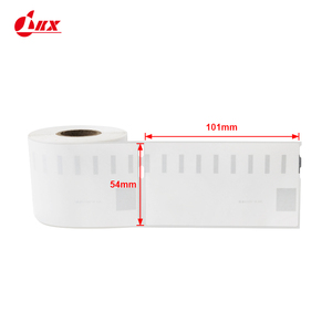 Étiquettes thermiques DYMO imperméables, autocollantes, avec revêtement supérieur ECO, pour codes-barres de supermarché et étiquettes d'expédition 30252 99012 - Product Image 4