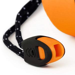 Compatto da campeggio all'aperto coperta Mylar emergenza termica stile mummia sacco <span class=keywords><strong>a</strong></span> <span class=keywords><strong>pelo</strong></span> bivacco per il freddo con fischio - Product Image 3