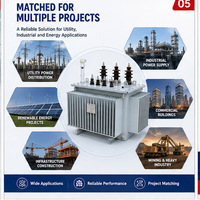 Transformateur de distribution triphasé fiable 10kV 0.4kV immergé dans l'huile 50Hz 60Hz 2000kVA 2500kVA pour projet EPC