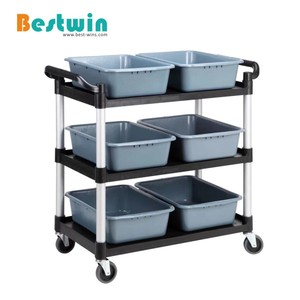 Caja de almacenamiento comercial para cocina, contenedor de plástico PP para bañera de autobuses, utilitario para restaurante - Product Image 6