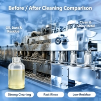 Dégraissant industriel écologique pour métaux, nettoyant pour pièces à base d'eau biodégradable, sans corrosion