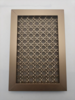 Grillage décoratif en aluminium personnalisé, étanche, pour inserts de meubles de cuisine et de villa