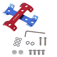 Support de Bouteille d'Eau en Alliage d'Aluminium Durable pour Vélo de Route et VTT, Porte-Bouteille Ajustable avec Étagère d'Extension