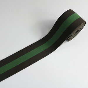 Supply Golden Supplier Yellow Elastic Rubber Band Reasonable Price Elastic Band Polyester 1.5 <strong>Inch</strong> Striped Elastic - Product Image 5